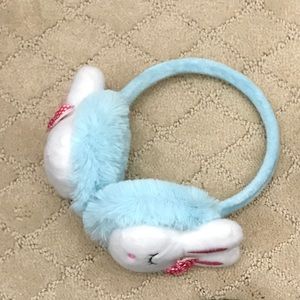 Fuzzy Blue Ear Muffs